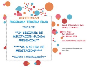 MEDITACION PARA TERCERA EDAD